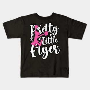 Pretty Little Flyer - Cheerleading Kids T-Shirt